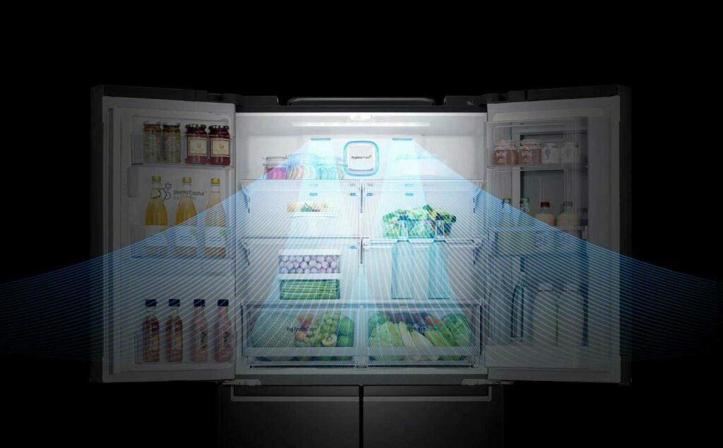 قیمت LG refrigerator freezer GR-X39FMKHL