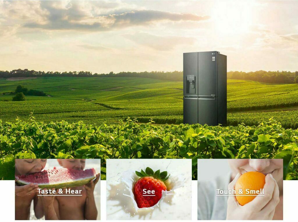 مشخصات LG refrigerator freezer GR-X29FTQKL