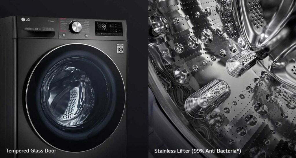 امکانات LG washing machine WV9142BRP