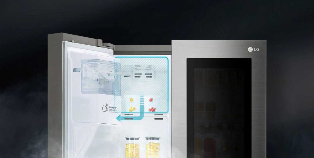 قیمت LG refrigerator freezer GR-X257CSAV