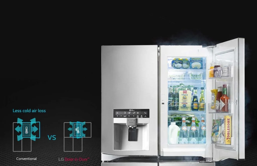 مشخصات LG refrigerator freezer GR-J337CSAL