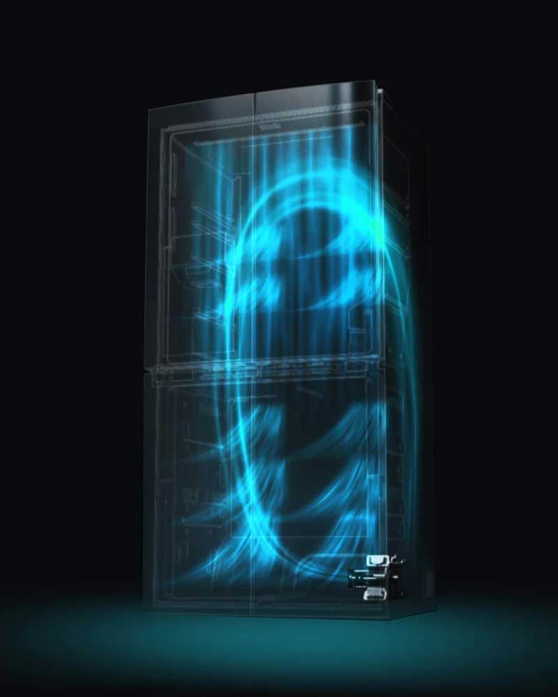 خرید LG refrigerator freezer GCL-267PXL