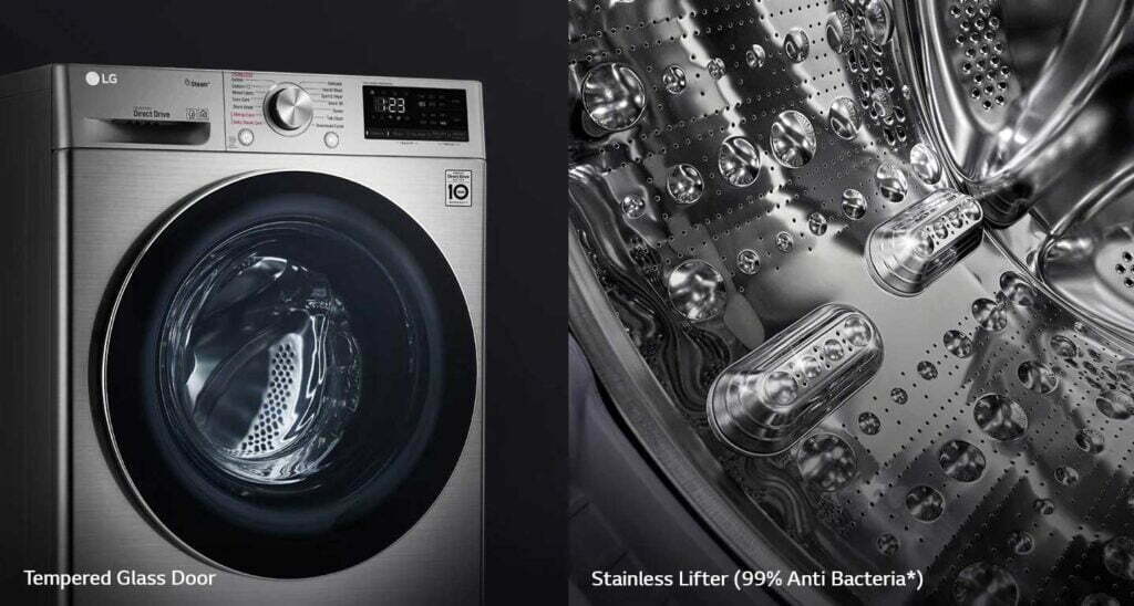 امکانات LG washing machine F4V5RYP2T