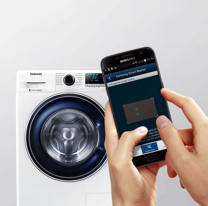 Samsung washing machine خرید  WW80J5555FW1FH