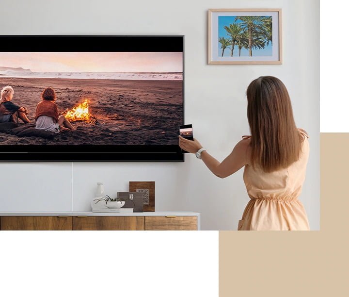 سنسور تلویزیون 75 اینچ سامسونگ مدل Samsung TV QA75LS03