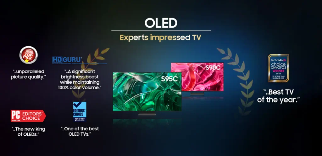 مشخصات تلویزیون OLED سامسونگ مدل S95C سایز 55 اینچ